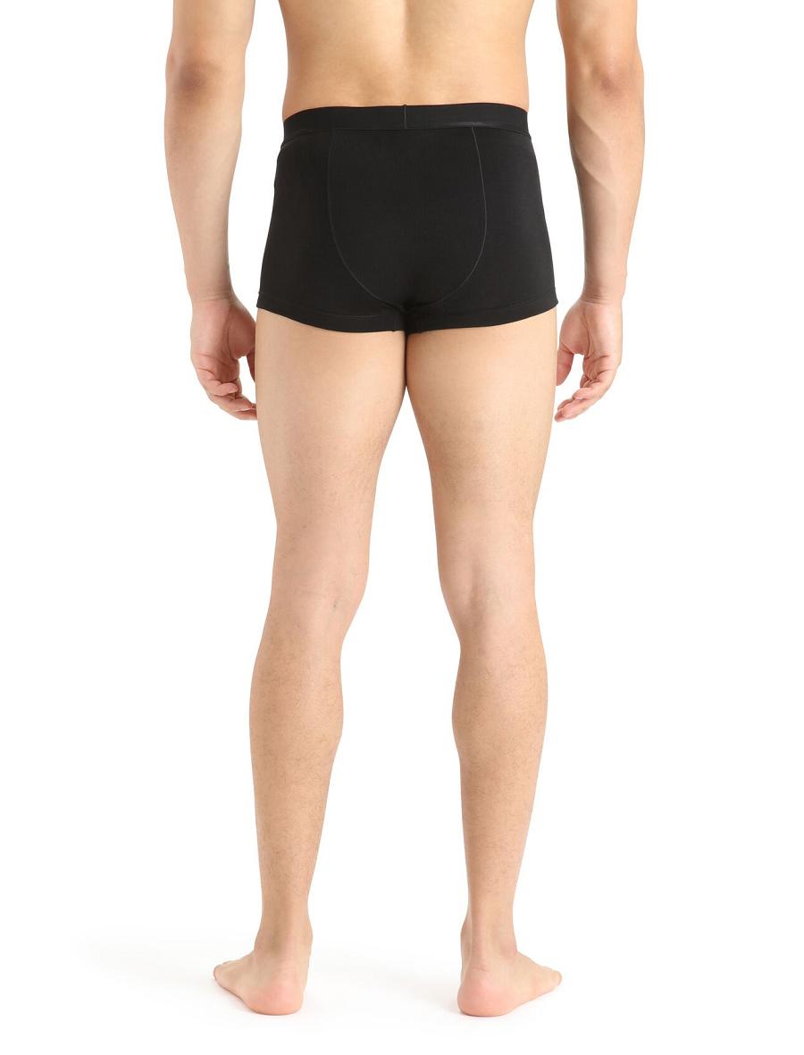 Icebreaker Cool-Lite™ Merino Anatomica Trunks Férfi Fehérnemű Fekete | HU 1290MQZA